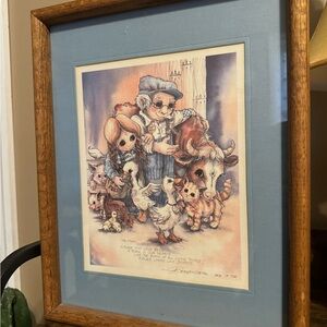 Vintage Jody Bergsma Limited Edition Print- “The Farm”